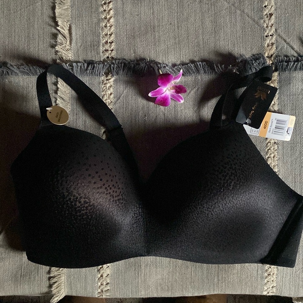 Wacoal black Back Appeal wire free bra 40DD NWT